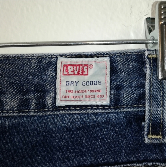 Levi's Dry Goods Two Horse Cropped  Jeans Size 8 - Picture 8 of 16